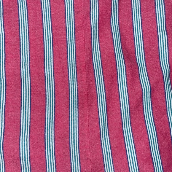 Long Sleeve, Pink and Blue Striped, Button Down  Aéropostale Shirt - Picture 2 of 2